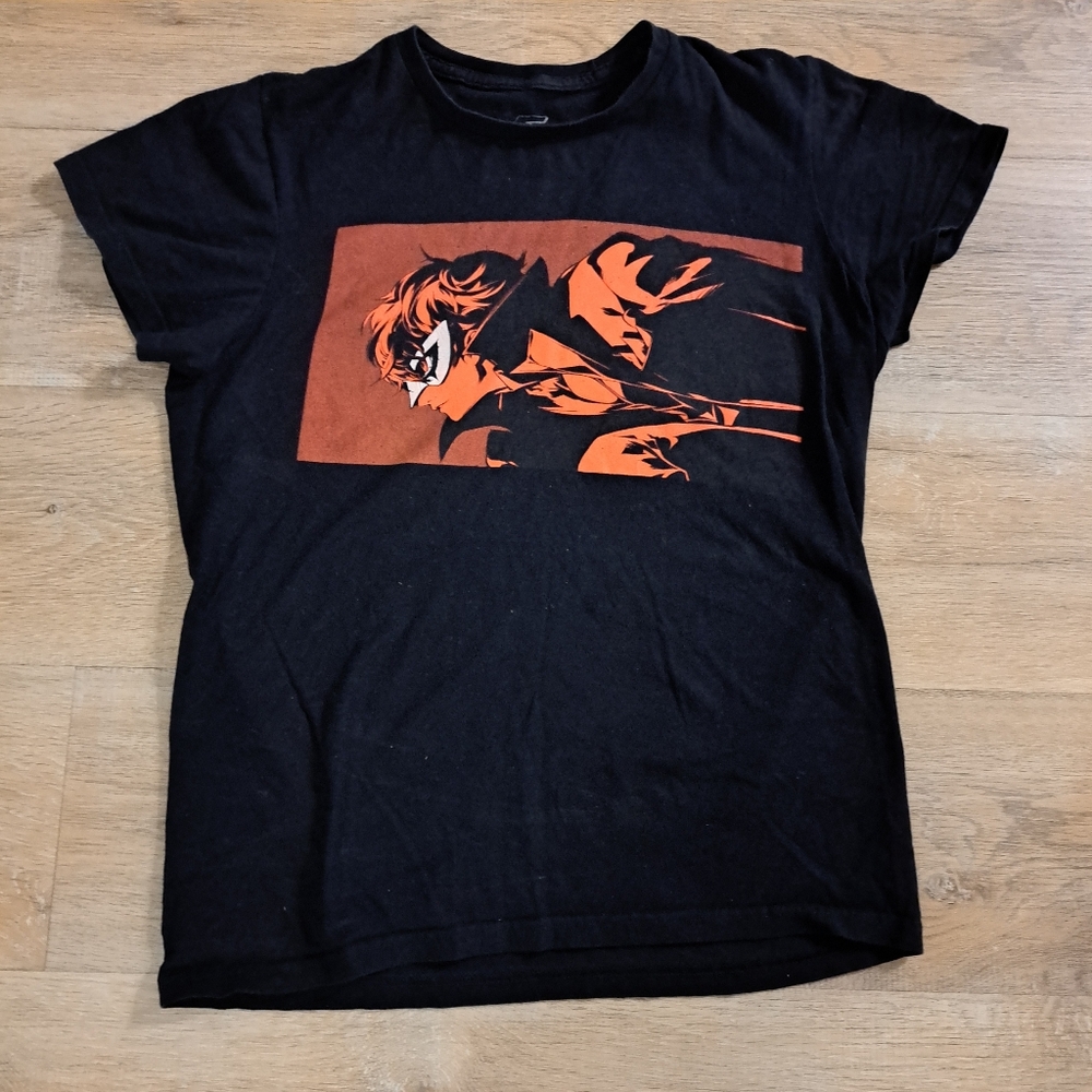 Persona 5 Black Red Short-sleeves Graphic T-Shirt